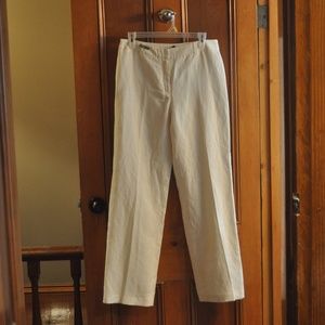 Joneswear White Linen Blend Wide Leg Pants